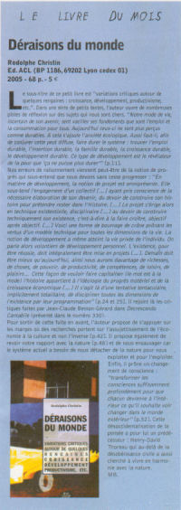 SILENCE n° 334 - Avril 2006