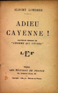 Adieu Cayenne