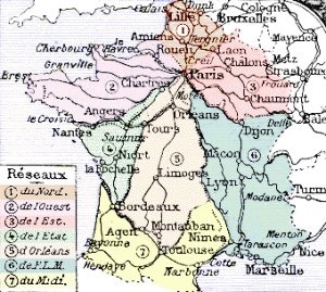 les compagnies françaises de chemins de fer en 1900