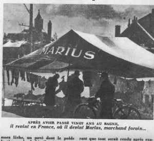 Noir et Blanc, 6 septembre 1954, le barnum de Marius